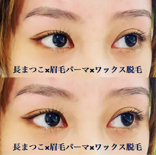 マツエク・マツパ アイブロウ MoaMoa 🩵ᩚsaya🩵ᩚのマツエク・マツパデザイン