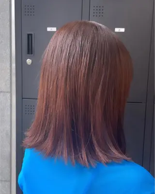 ミディアム カラー パーマ ヘアアレンジ メンズ キッズ ネイル マツエク・マツパ アイブロウ 歩くパワースポット 🦋KAHOのヘアスタイル