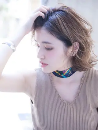 ミディアム 店長 茂野聖史のヘアスタイル