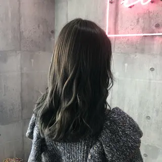 セミロング カラー 髪質改善💓艶髪💓 暖色💗加藤あゆみのヘアスタイル