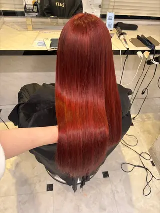 ロング カラー メンズ特化/上野 暖色カラー ダイチのヘアスタイル