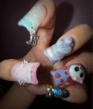 ネイル oichan 𖦹°‧のネイルデザイン
