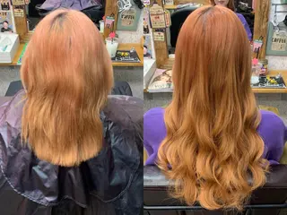 ロング カラー ❤️‍🔥シールエク ＋カラー京❤️‍🔥のヘアスタイル