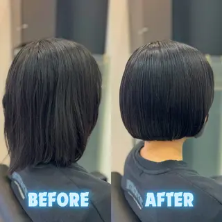 ショート YASU🍎CUT 赤系カラー/ヘアケアのヘアスタイル