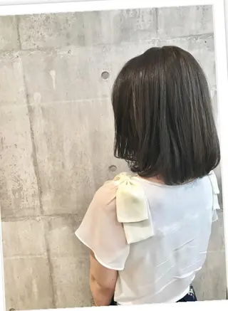 ミディアム カラー パーマ ヘアアレンジ メンズ キッズ ネイル マツエク・マツパ EnBlesS西宮 マンツーマン神道有基のヘアスタイル