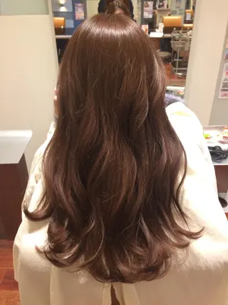 ロング カラー ヘアアレンジ 松田 類生のヘアスタイル