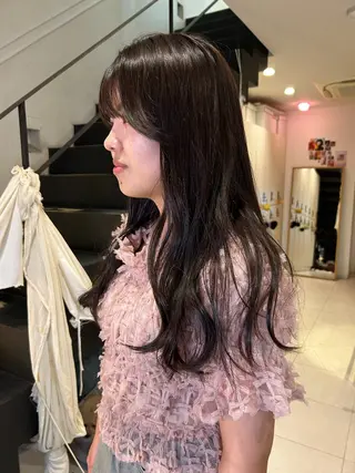 ロング カラー RINKA 岡崎美容室のヘアスタイル