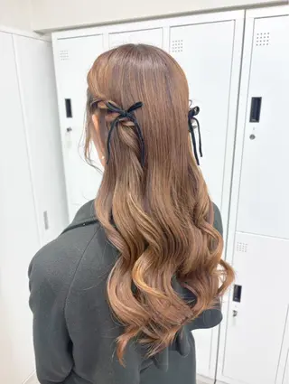 ロング ヘアアレンジ エクステ|アレンジ Futaba🎀♡のヘアスタイル