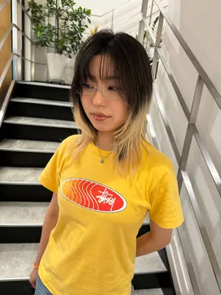 ミディアム カラー miu （ミユ）のヘアスタイル