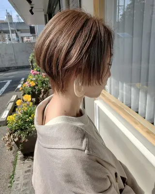 ショート belta 姫路山吹 カラーモデル募集のヘアスタイル