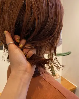 ミディアム カラー 砂原 ひよりのヘアスタイル