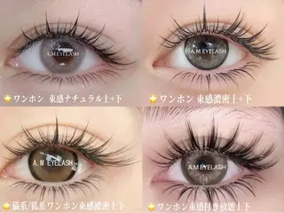 マツエク・マツパ A.MEYELASH SALON大久保店のマツエク・マツパデザイン