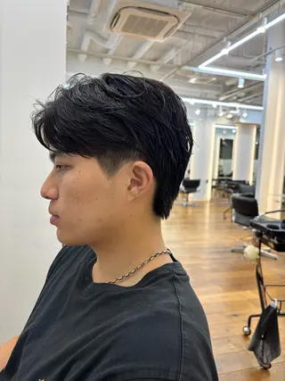 メンズ ハードパーマ Rico💜のヘアスタイル