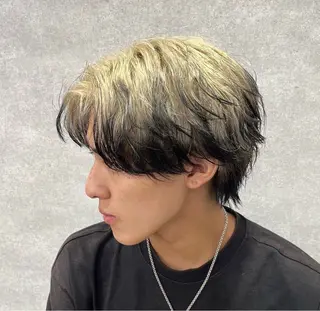 ショート カラー パーマ メンズ 🔥メンズ 特化🔥菊水皐暉🔥のヘアスタイル