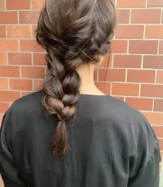 ヘアアレンジ 丹羽大喜 縮毛矯正/美髪矯正のヘアスタイル