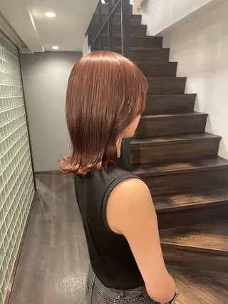 ミディアム リ ノのヘアスタイル