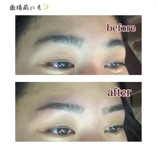 ショート ミディアム セミロング ロング カラー パーマ ヘアアレンジ ネイル マツエク・マツパ 眉毛サロン DUAL 恵比寿の眉毛・アイブロウイメージ