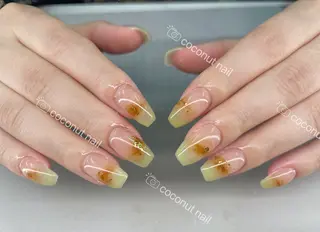 ネイル 神田 ココナッツのネイルデザイン