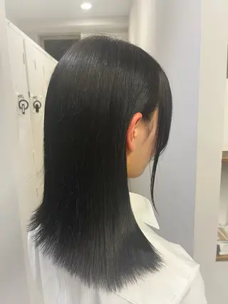 ミディアム カラー 🫧美髪矯正/ 髪質改善/藤平健太のヘアスタイル