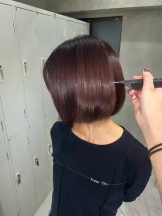 カラー ️💜akari💜 ハイトーン/レイヤーのヘアスタイル