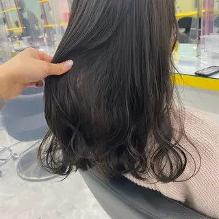 セミロング カラー ヘアアレンジ mai🍑暖色カラー /レイヤー💖のヘアスタイル