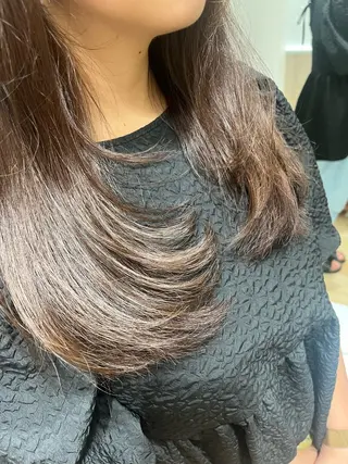 ロング 大人かわいい レイヤー/田代のヘアスタイル