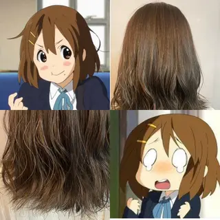 ミディアム カラー パーマ ヘアアレンジ 年間1500人担当 代表 南一路のヘアスタイル