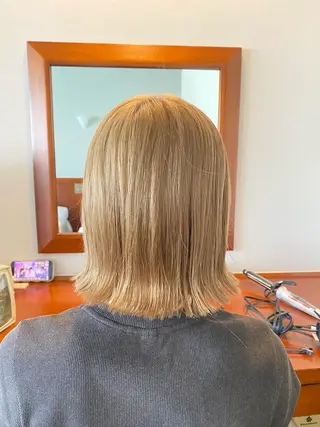 ヘアアレンジ 安城/カットモデル 🩷艶カラー🎀もえのヘアスタイル