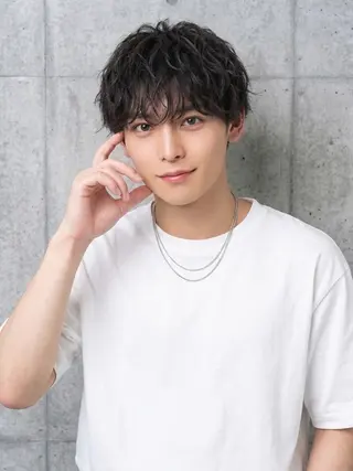 ショート パーマ メンズ メンズのモテヘア☁️ はまなか✂︎COLOのヘアスタイル