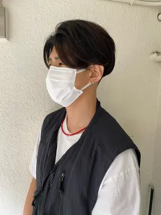 ショート メンズ 小川 美奈のヘアスタイル