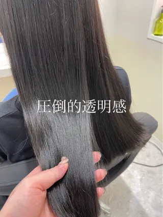 セミロング カラー 🩰ニシムラヒカリ 半個室salon♡*のヘアスタイル