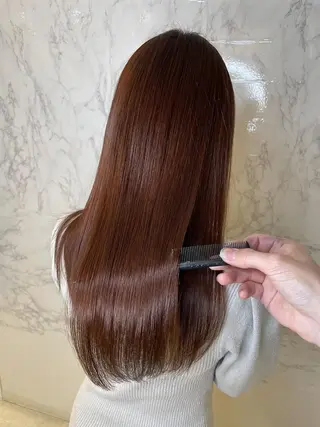 ロング カラー 髪質改善・縮毛矯正 濱　泰賀のヘアスタイル