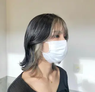 ミディアム カラー パーマ ヘアアレンジ メンズ キッズ stylist 🌸 kana.のヘアスタイル