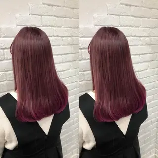 ロング カラー ヘアアレンジ メンズ キッズ 💟Chloe原宿店 🩶ハイトーンのヘアスタイル