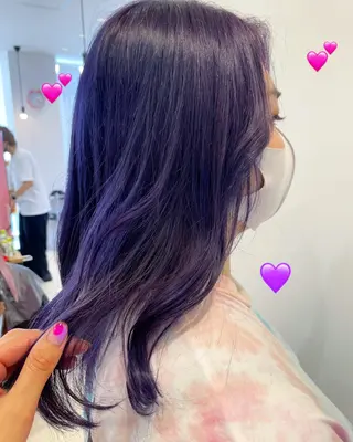 ミディアム カラー 新宿駅近♡個室 ♡関口三都季🌜のヘアスタイル