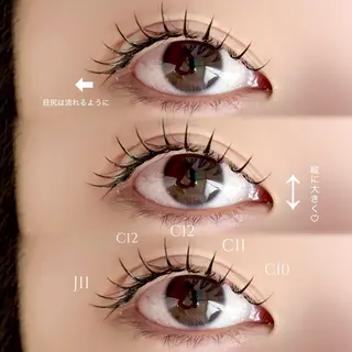 マツエク・マツパ eye salon La'nのマツエク・マツパデザイン