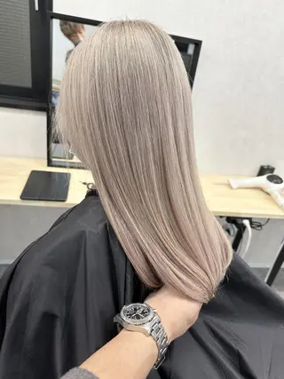 セミロング カラー ヘアアレンジ 💎lino _by _ACNE💎 🧸のヘアスタイル