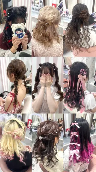 ヘアアレンジ G.O.A.T AMITY/チコのヘアスタイル