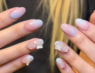 ネイル By moonネイル 🌷ワンホン/韓国風のネイルデザイン