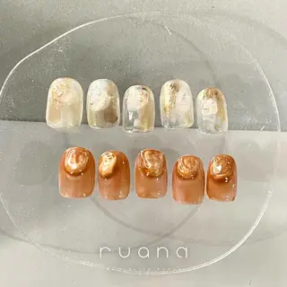 ネイル ニュアンスネイル🧡 rionaのネイルデザイン