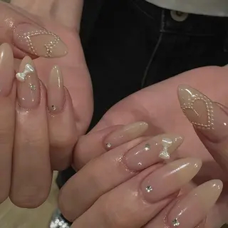 ネイル 韓国ワンホンネイル 🐈‍⬛natsuのネイルデザイン