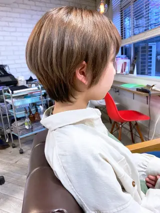 ショート カラー 髪質改善/艶髪 やまなかのヘアスタイル