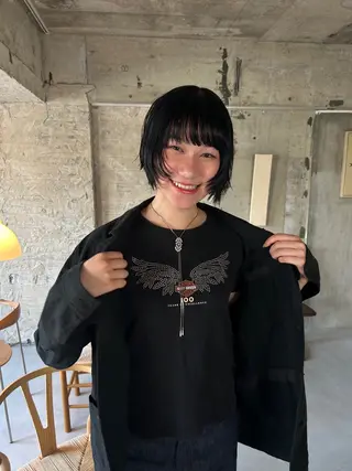 ショート kana shimizuのヘアスタイル