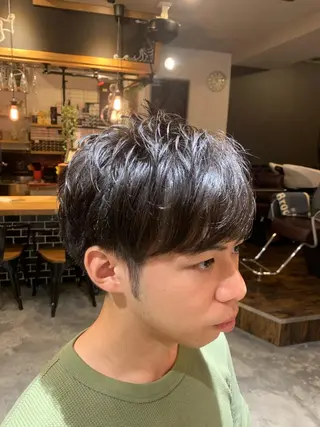 ショート メンズ 佐々木陸斗 ショート&メンズのヘアスタイル