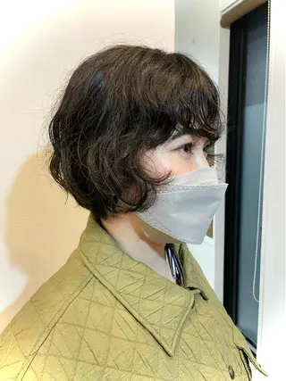 ショート パーマ 中野 ゆかのヘアスタイル