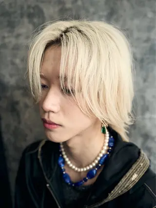 カラー メンズ 【メンズ特化⚡️】 曲がる矯正/千原涼麻のヘアスタイル