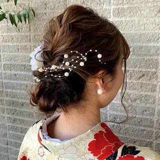 山口 莉奈のヘアスタイル
