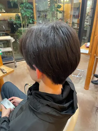 メンズ シミズ チハルのヘアスタイル