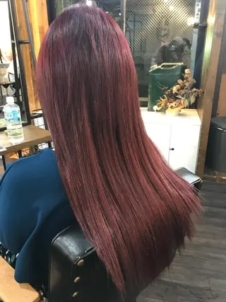 ロング カラー WEST OLAND 安藤のヘアスタイル