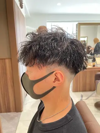 ショート パーマ メンズ 成田 一貴のヘアスタイル